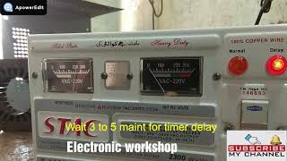 How to repair stabilizer fault time delay.