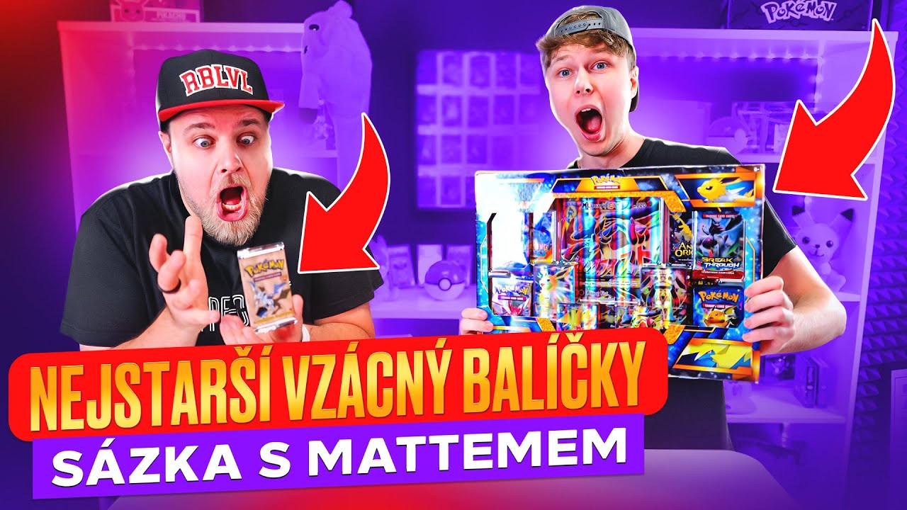 OTEVÍRÁME NEJSTARŠÍ BALÍČKY A ŠÍLENÁ SÁZKA S @mattemwow