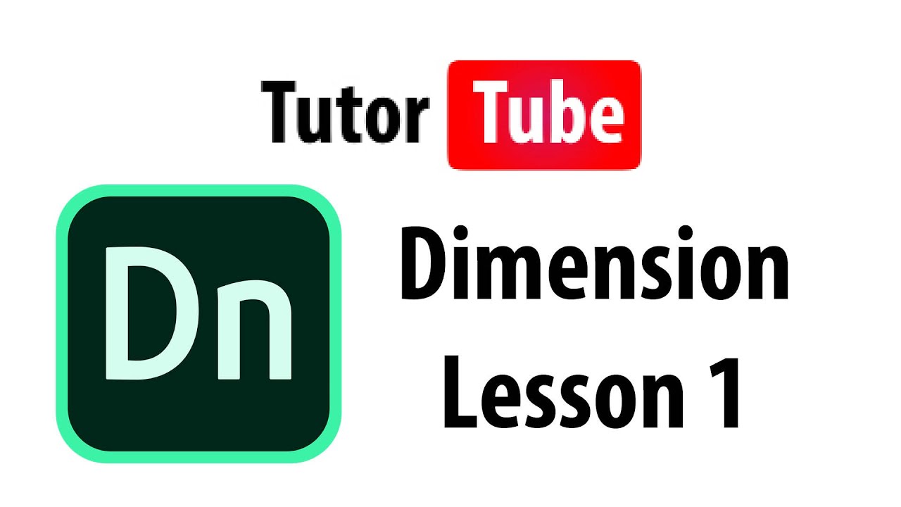 Dimension Tutorial - Lesson 1 - Interface and Setting Canvas Size - YouTube