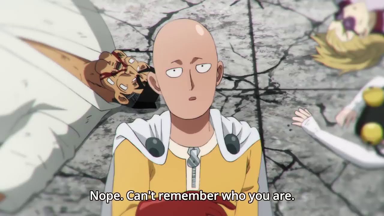 One Punch Man Funny Moments Saitama at The Martial Arts