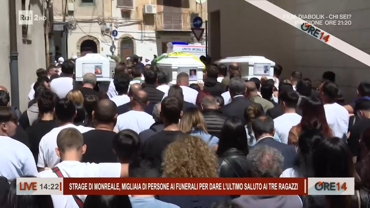 Strage di Monreale, oggi i funerali delle vittime - Ore 14 del 02/05/2025