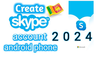 How to create skype account new email address from android phone 📱