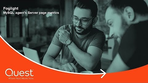 Foglight MySQL Server page metrics