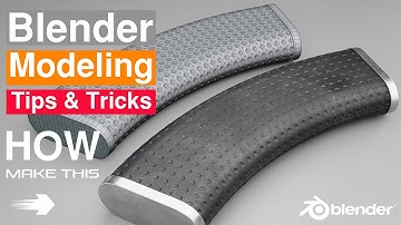 Blender Hard Surface Modeling _ Create Boolean Design _ Blender 3D