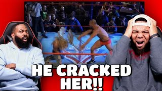 INTHECLUTCH REACTS TO Pro Wrestling (Try Not to Wince or Look Away Challenge) 12