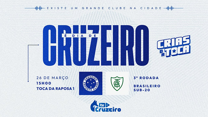 AO VIVO E COM IMAGENS | Cruzeiro x América-MG | Campeonato Brasileiro Sub-20 | EXCLUSIVO