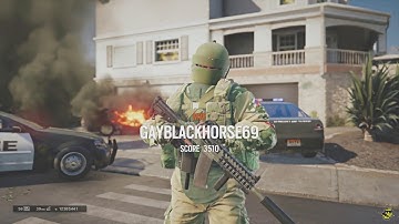 Rainbow Six Siege: 1v1 trash talking noob! He rage quits!