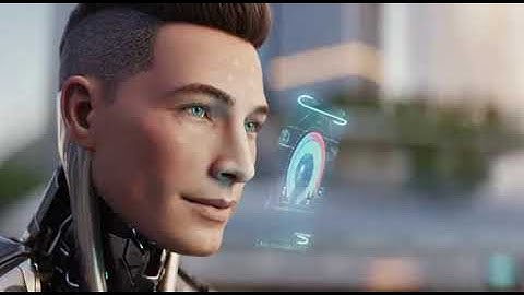 Ultra-Realistic Humanoid Robot in the Future City | AI Robotics 2050