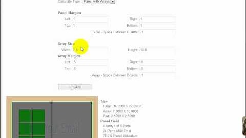PCB (Printed Circuit Board) Panelizer Tool Array Demonstration