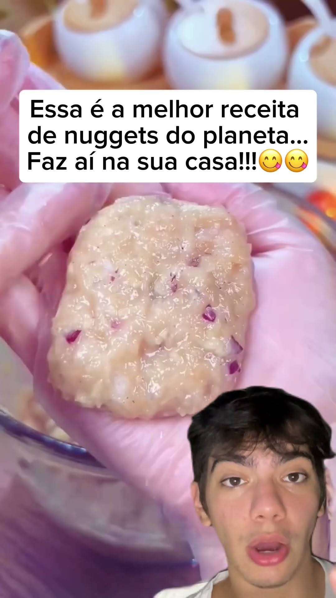 Nugget caseiro fitness! ?? Fácil, saudável e delicioso! Quem vai testar? ?