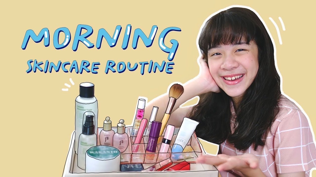 ☁️Morning Skincare Routine ปี2021 | บำรุงผิวในตอนเช้า + แต่งหน้าเบาๆ💄