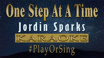 Thumbnail of One Step At A Time - Jordin Sparks (KARAOKE VERSION)
