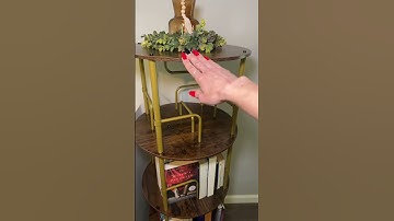 Elevate Your Space With This Rotating Bookshelf! #rotatingbookshelf #bookworm