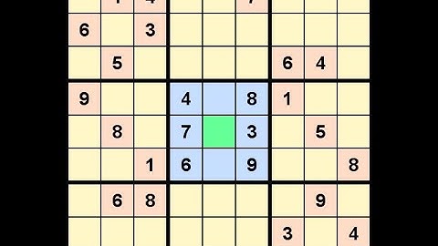 How to Solve Washington Post Sudoku L5 March 14, 2021