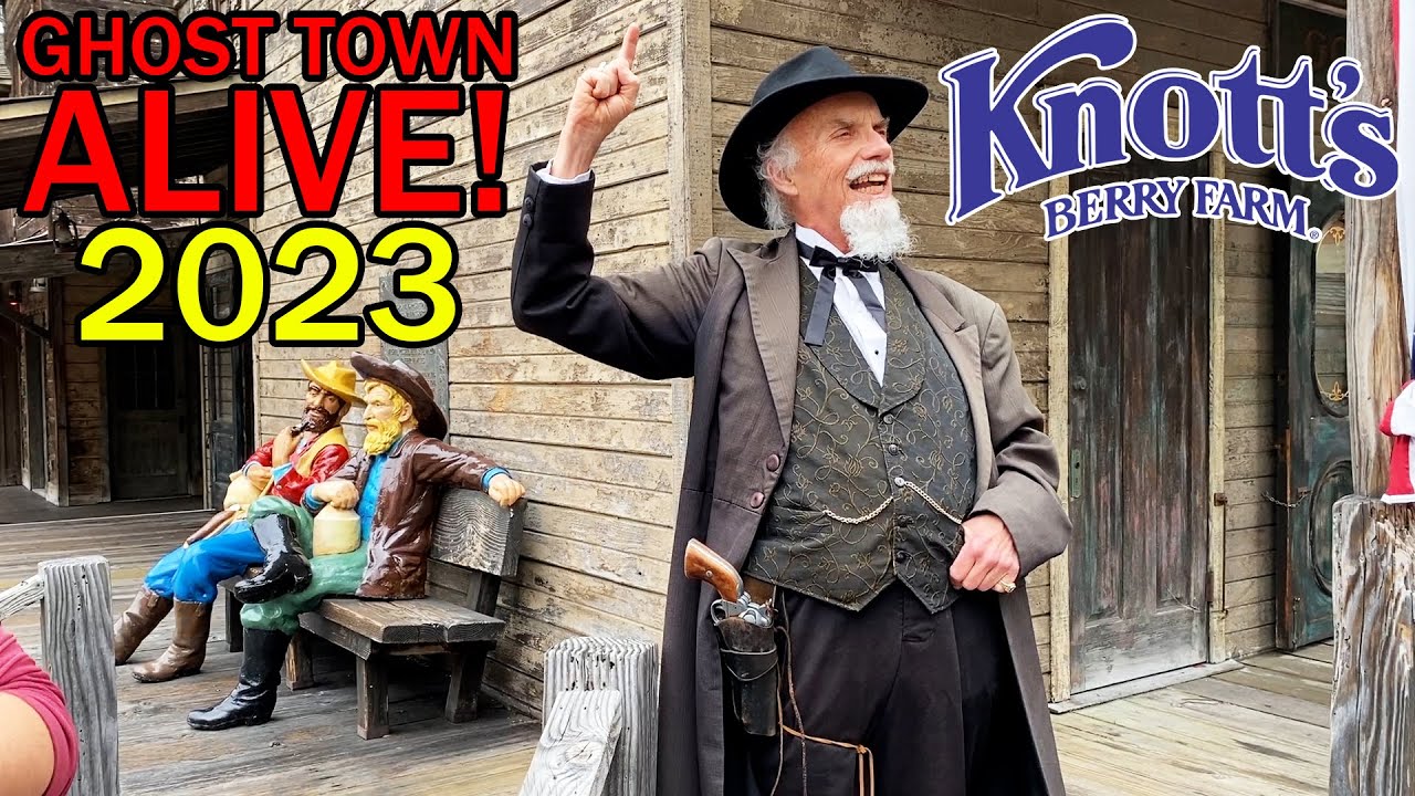 "Ghost Town Alive!" 2023 opening scenes at Knott's Berry Farm - YouTube