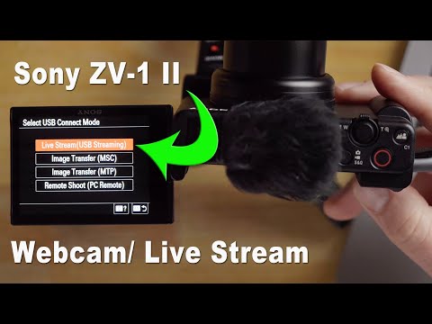 Sony ZV-1 II Tutorial - USB Webcam and Streaming Demo