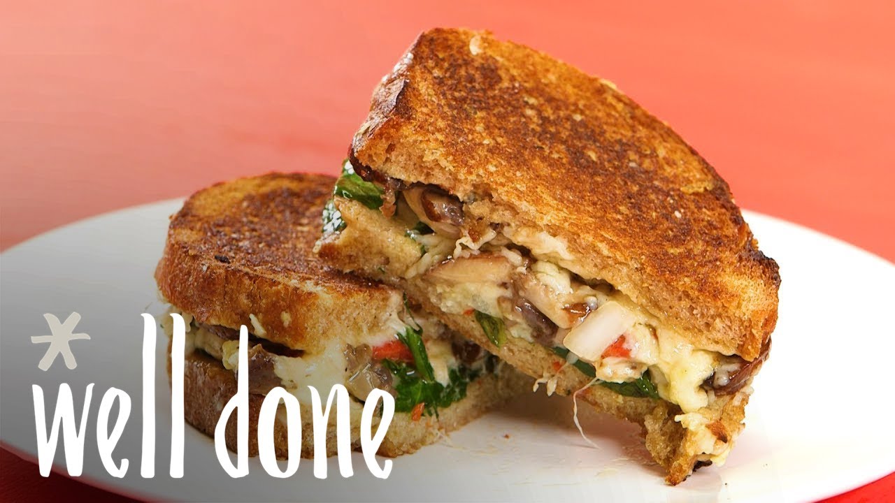 Panini With Sauteed Mushrooms And Gruyere Recipe Well Done YouTube
