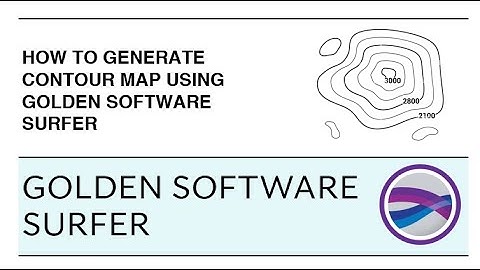 HOW TO GENERATE TOPOGRAPHICAL/CONTOUR MAPS, SURFACE MAPS, 3D WIREFRAME USING GOLDEN SOFTWARE SURFER