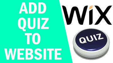 How to Add Quiz on Wix! (2021)