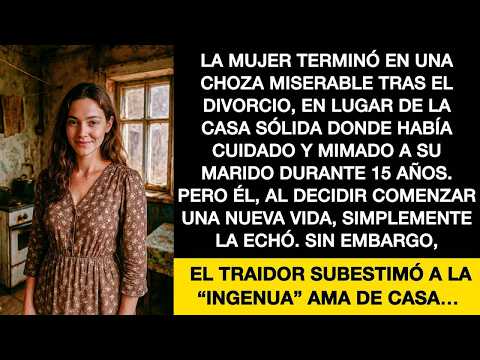 La mujer terminó en una choza miserable tras el divorcio, en lugar de la casa sólida donde