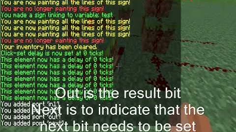 Redstone Mania - Bit adder