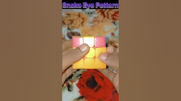 Snake Eye Pattern 🐍🐍 || Rubik