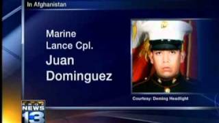 Afghan blast wounds Deming Marine