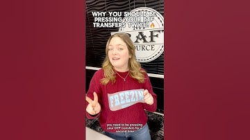 Double the press, double the success! Why pressing your DTF transfers twice is a game changer️‍🔥