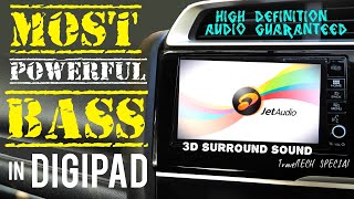 High BASS Surround Sound in Digipad - Jet Audio HD Player - Honda WRV/City/Jazz/Amaze