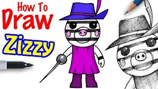 How to Draw Piggy Roblox - KidzTube