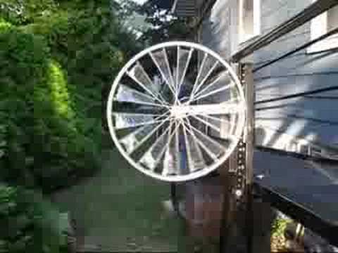 Bicycle Wheel Windmill