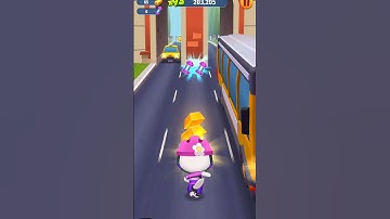 Talking Tom Gold Run Funny Fails Angela 🤣Android iOS Gameplay #shorts #shortfeed #talkingtom #085