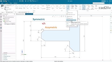 Resize Chamfer Curve| How to use Resize Chamfer Curve in NX| NX CAD| cad2liv
