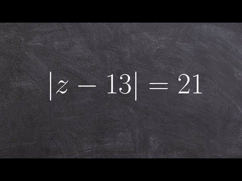 Solving a Two Step Absolute Value Equation