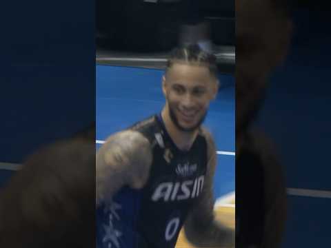 【バスケ】バックボードに当ててからダンク!?!? #バスケ #Ｂリーグ