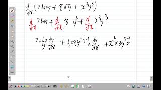 Implicit Differentiation 7