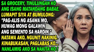 Huwag Galawin Ang Semento Pag-alis Ng Asawa Mo, Ang Bulong Sa Grocery Ang Siyang... 😨