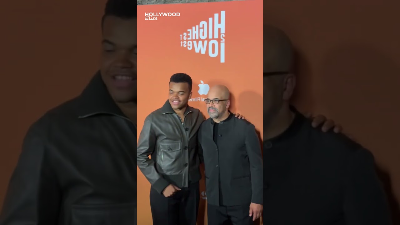 Jeffrey Wright & Son Elijah Shine at Highest 2 Lowest Premiere in NYC