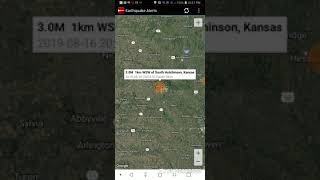 South Hutchinson, Kansas Earthquake August 16th, 2019