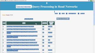 Anonymous Query Processing in Road Networks-PASS 2010 IEEE Projects Net Worth