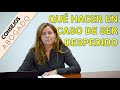 Qué hacer si me despiden | Falcón Abogados