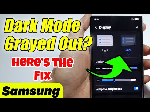 🔧 Fix Grayed Out Light/Dark Mode on Galaxy S23/S24/S25 – Quick & Easy!