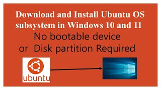 install ubuntu subsystem on windows 11 | Comprehensive Maths-Science | Educational Youtube Channel