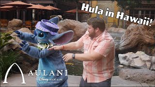 Dancing Hula With Stitch in Hawaii - Aulani Hawaii Resort Impressions