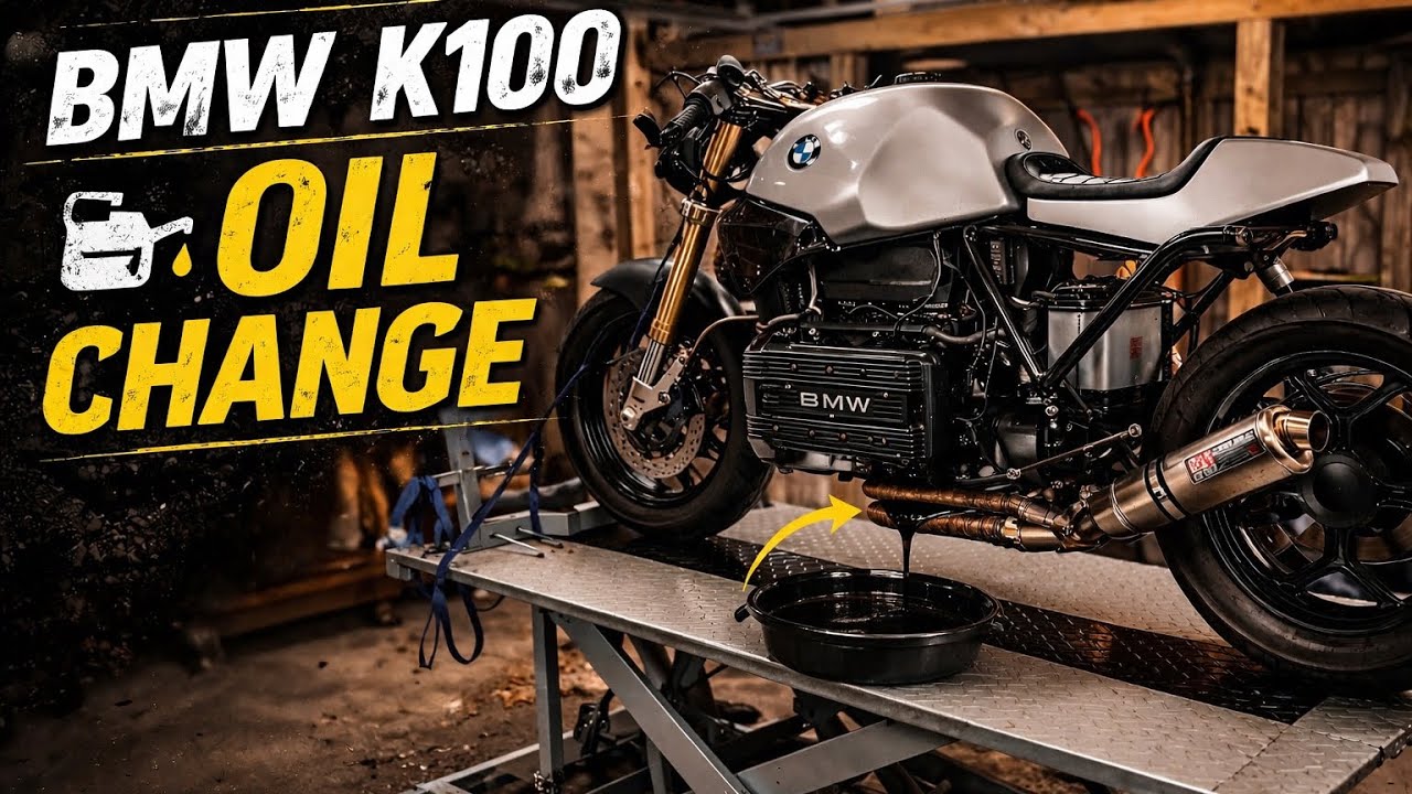 BMW K100 Oil Change | Easy Service Guide