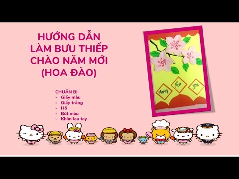 Làm bưu thiếp chào năm mới