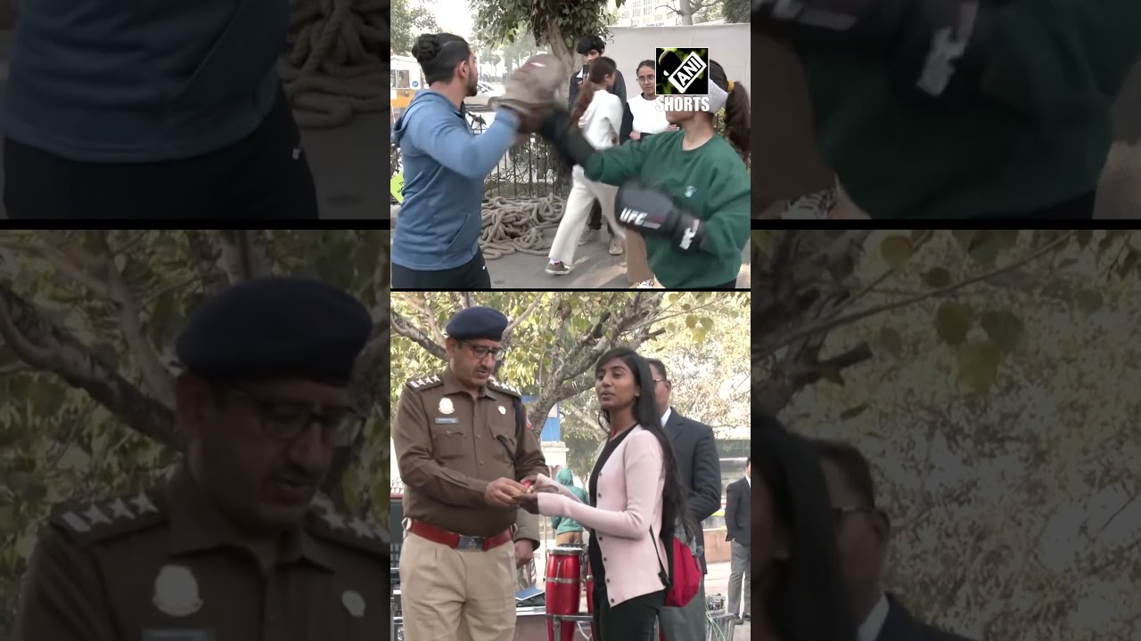 Delhi Police organises Raahgiri Day under Road Safety Week at Connaught Place