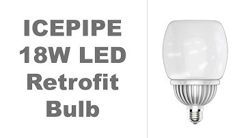 DLClights.com ICEPIPE OBB 18W LED Retrofit Bulb