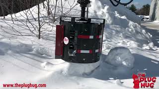 The Plug Hug Fire Hydrant Snow Removal System