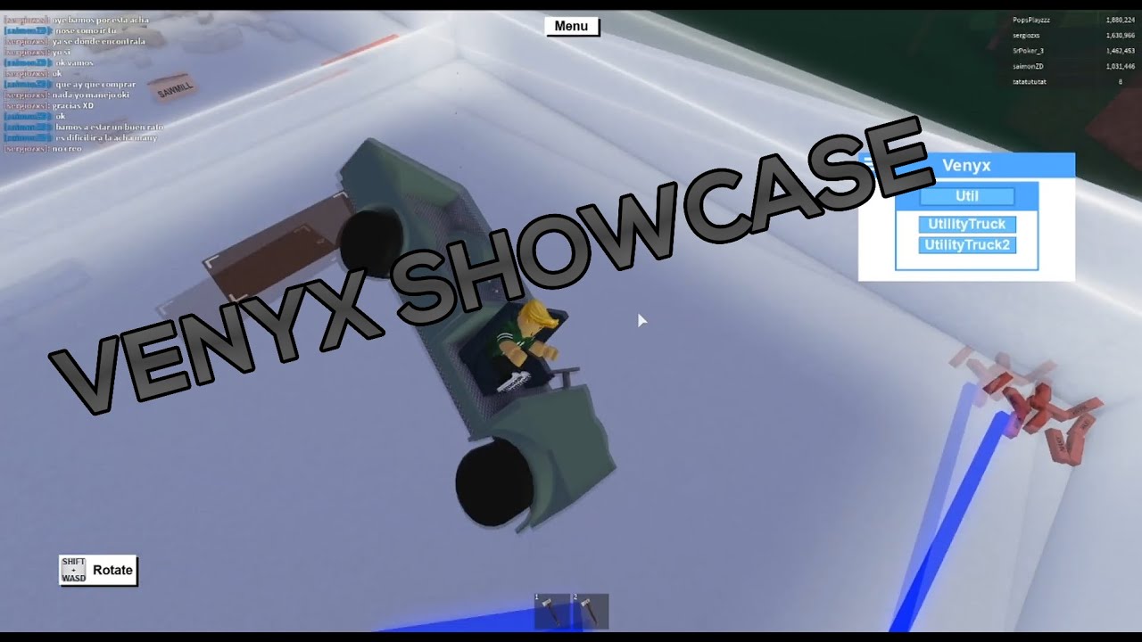 Venyx Showcase Op Lumber Tycoon 2 Gui Youtube
